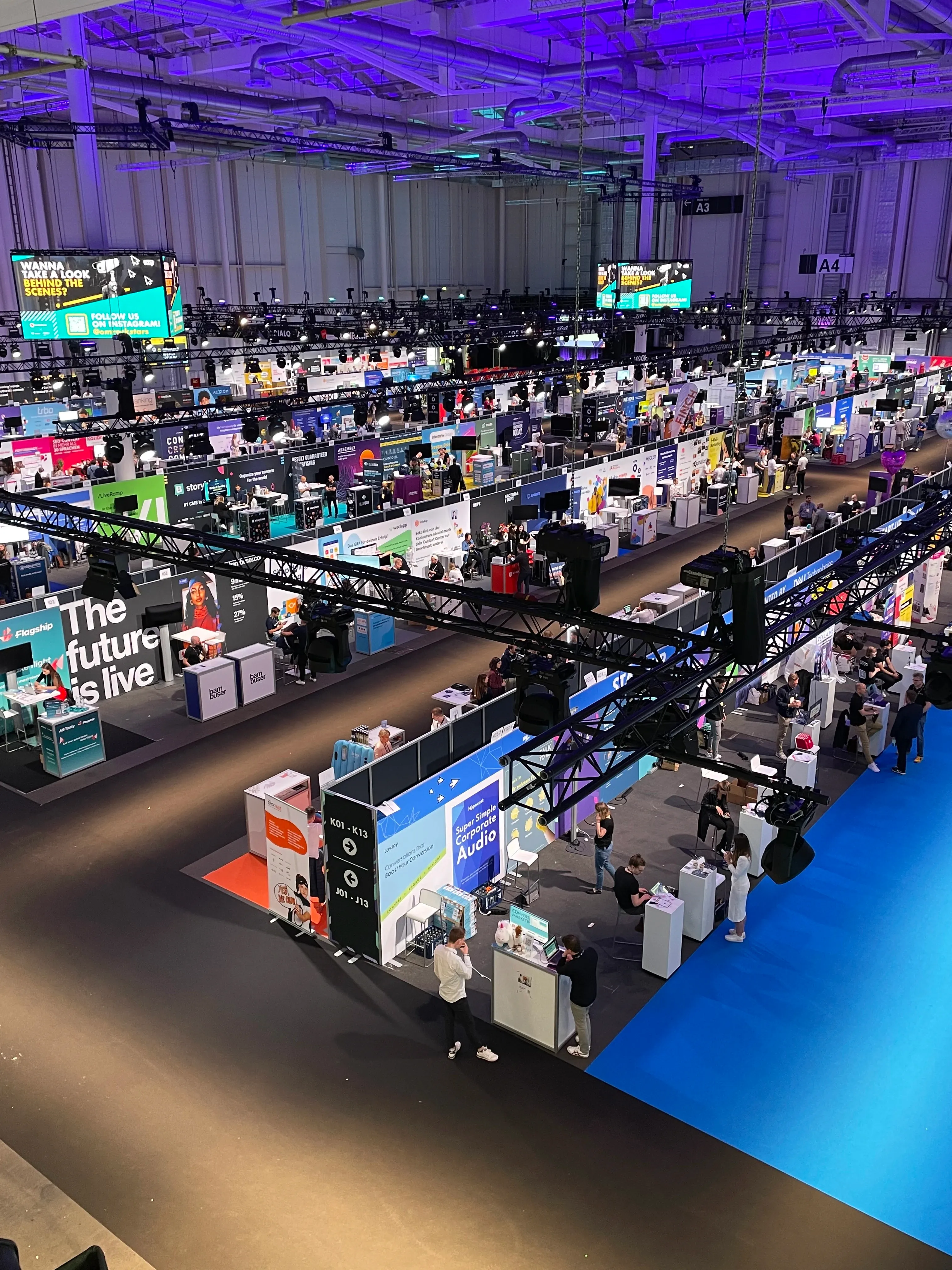 View of the OMR festival from above.