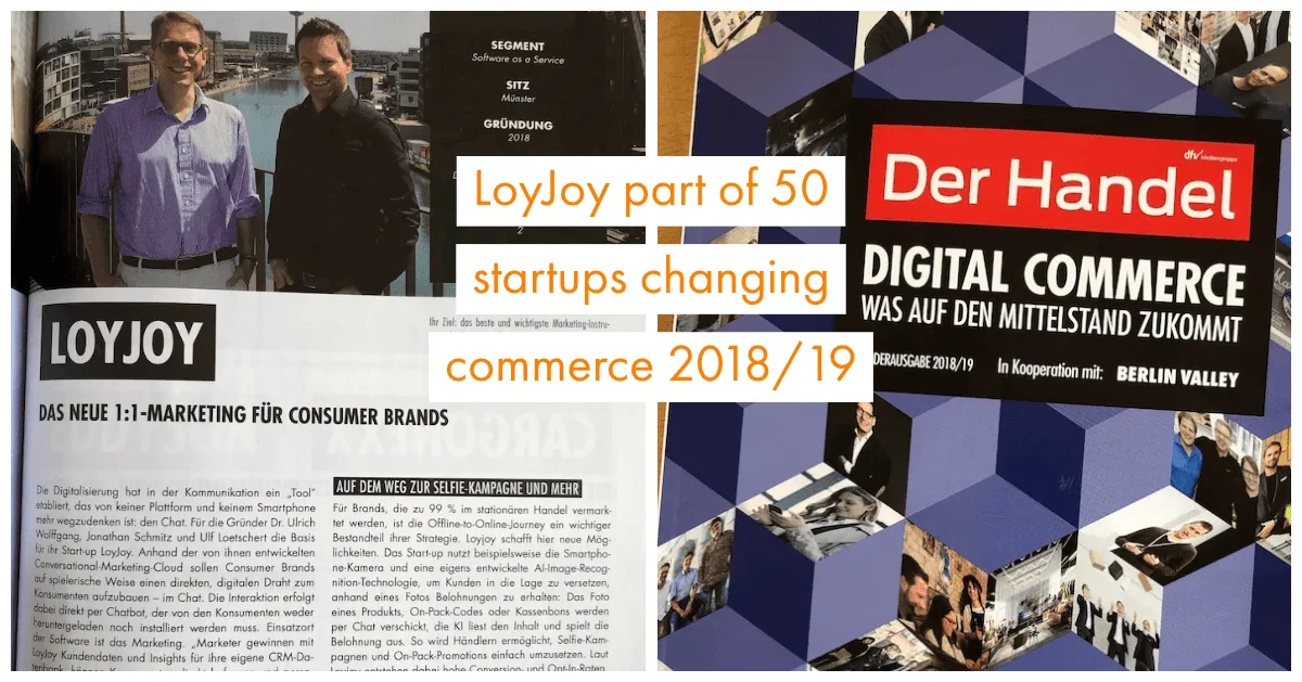 Die Magazinseiten des Artikels über LoyJoy.