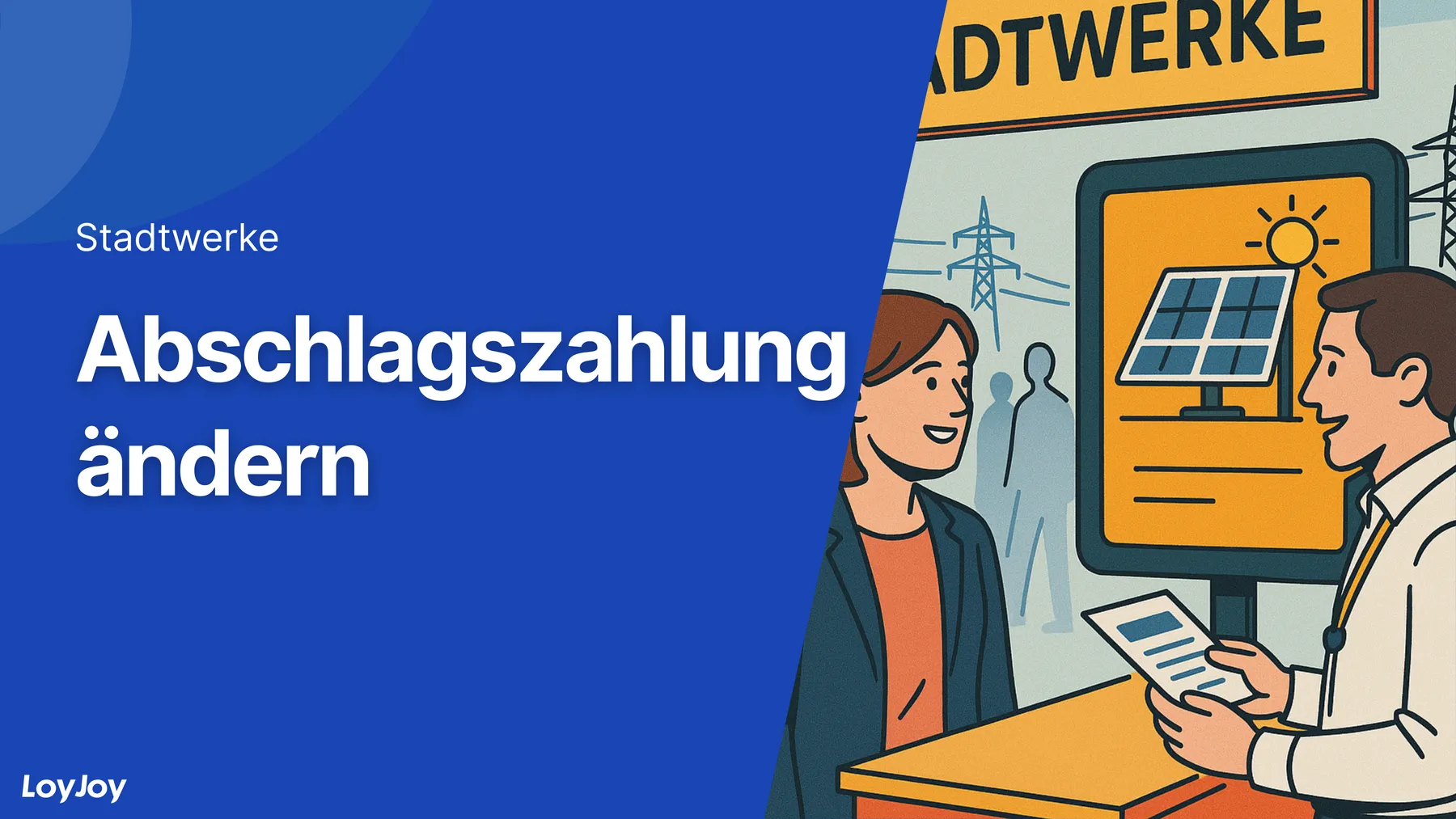 Abschlagszahlung ändern