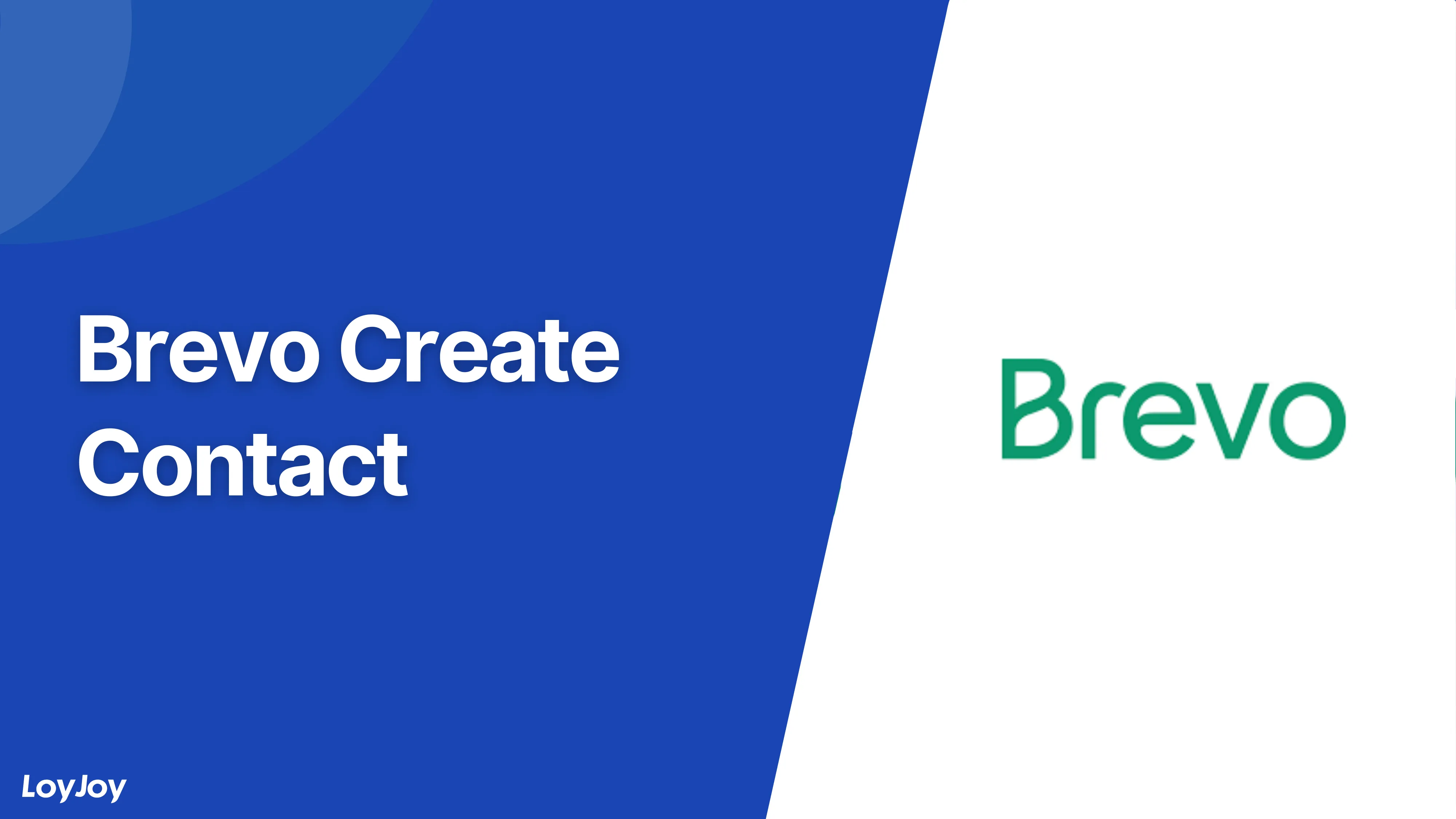 Brevo Create Contact
