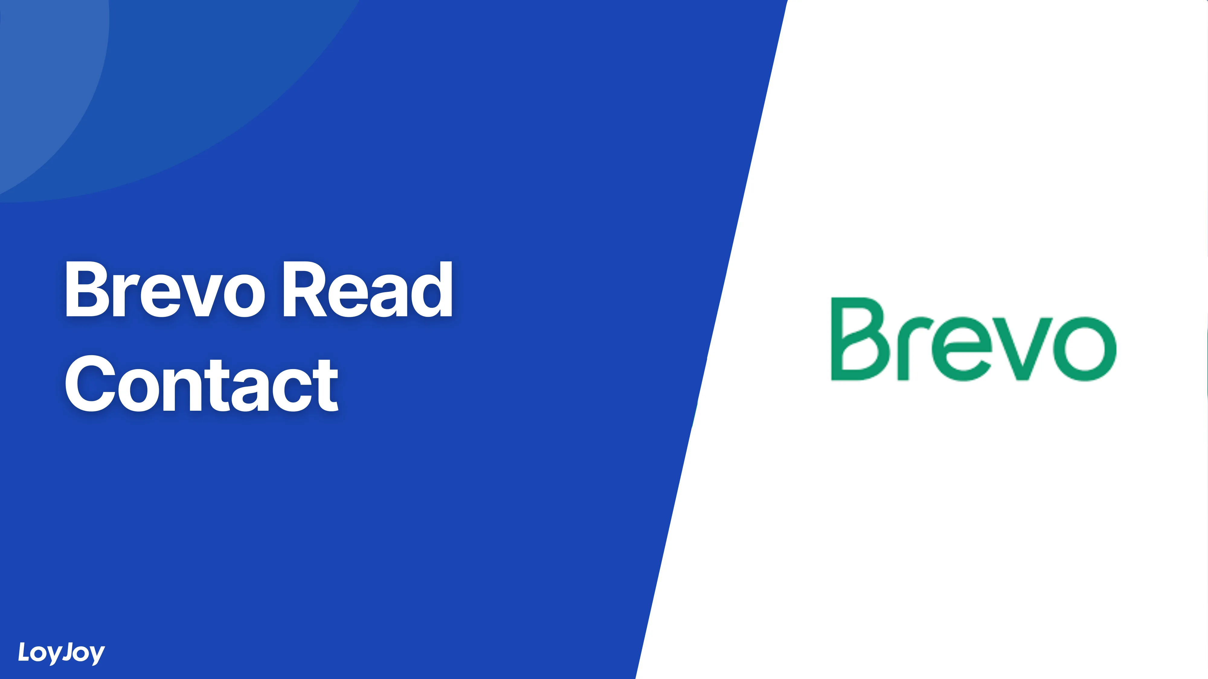 Brevo Read Contact