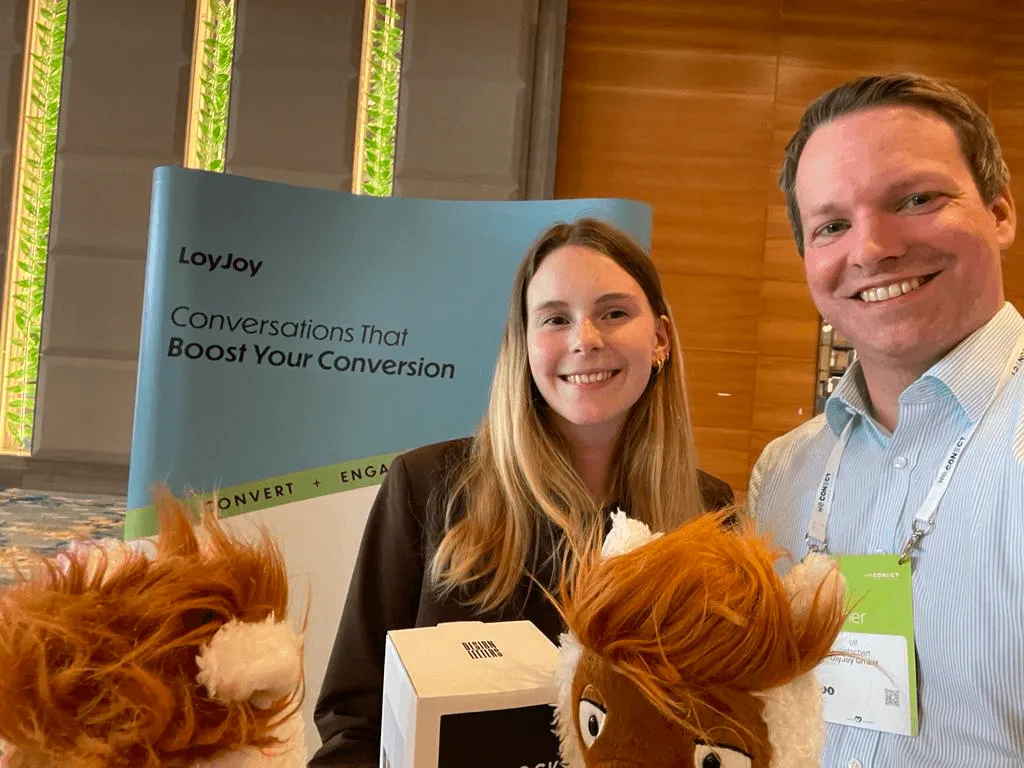 Der LoyJoy-Stand beim Rethink! Connected Customer in Berlin.