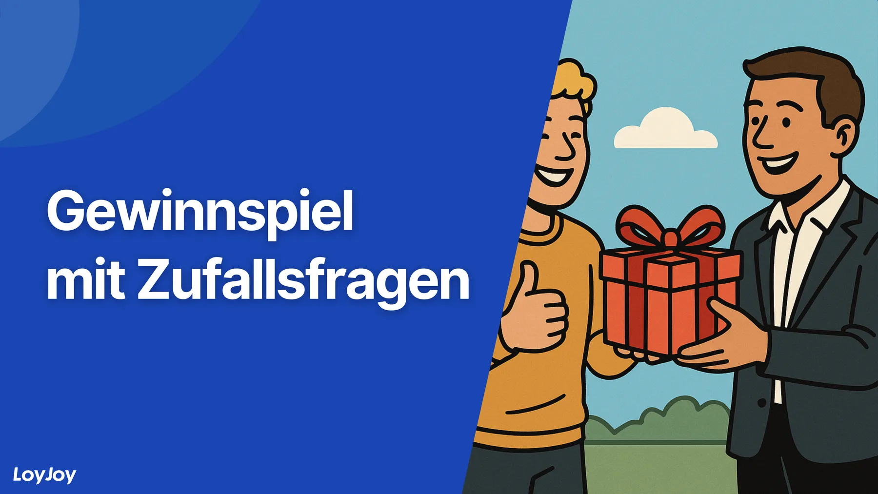 Gewinnspiel mit Zufallsfragen