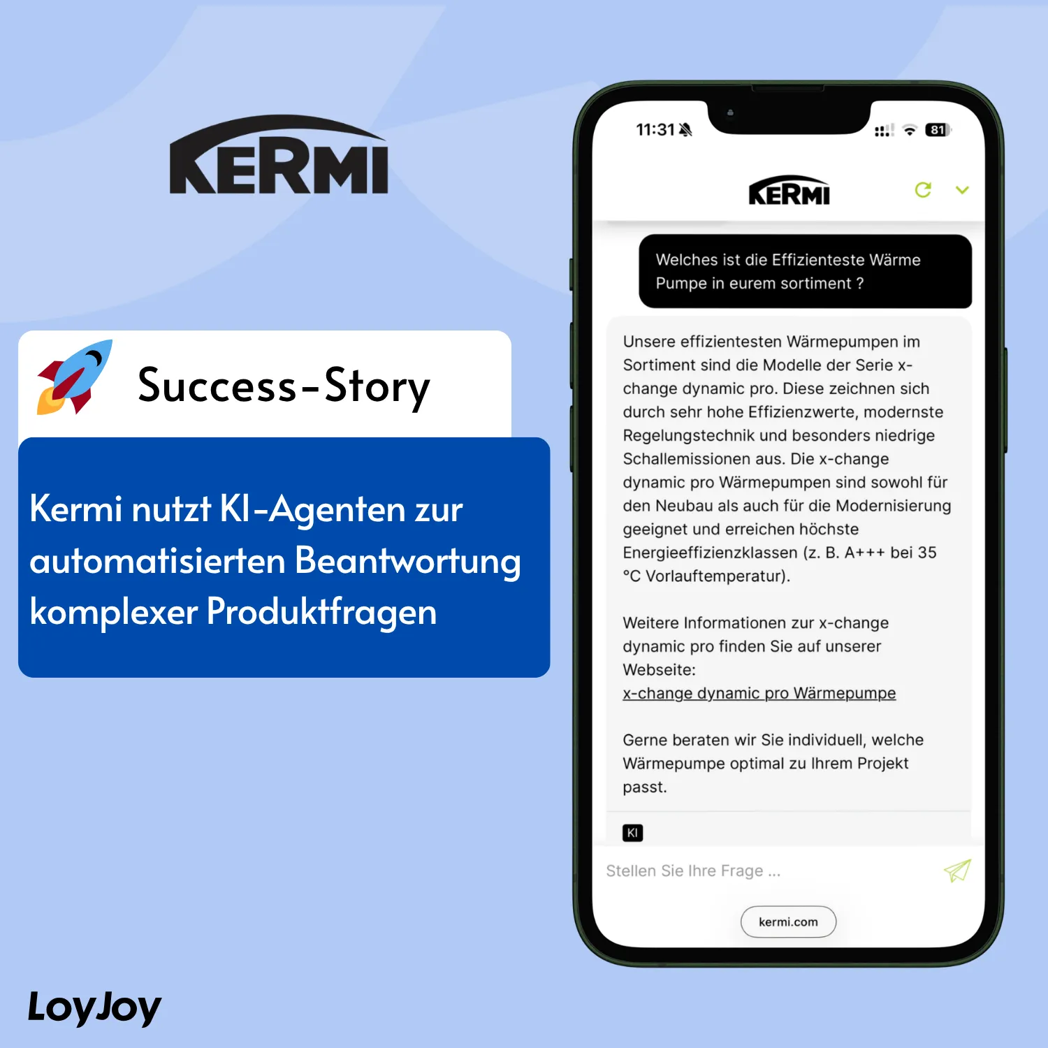 🚀 Neue Success Stories: Wie Belonio & SCHOTT Conversational AI einsetzen – neuesuccessstoriesderwoche kermi