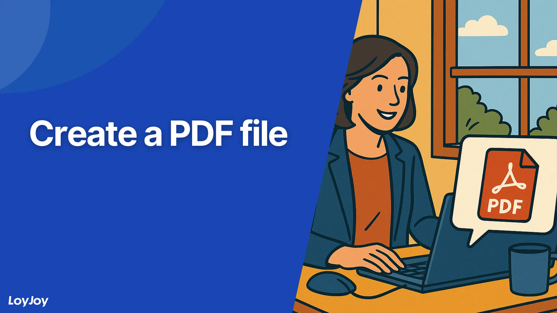 Create a PDF file