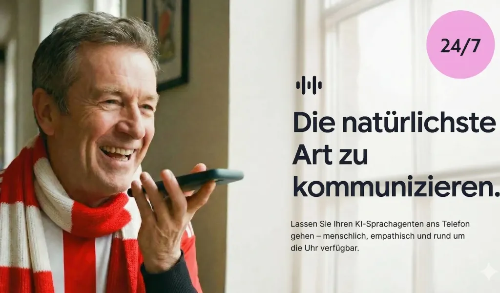 Kundenservice per Telefon automatisieren, von Anfang bis Ende.
