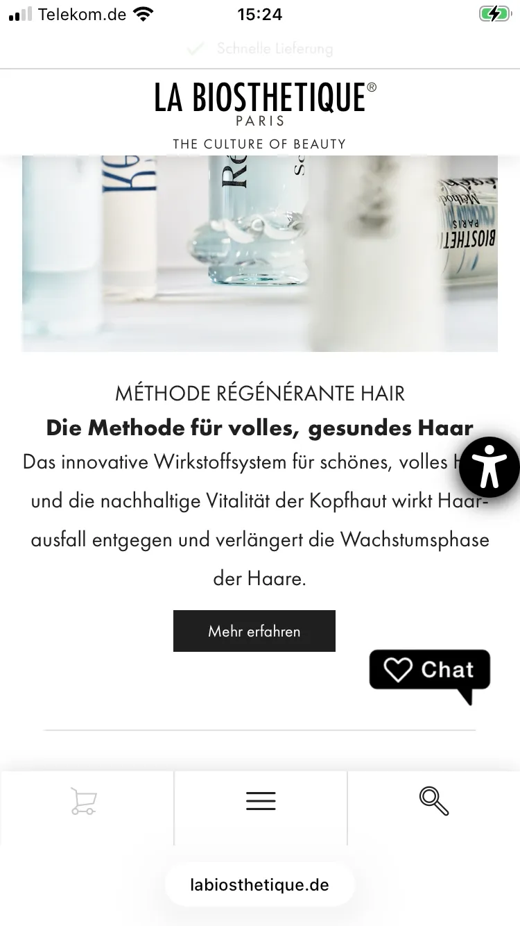 Chat right on the product page