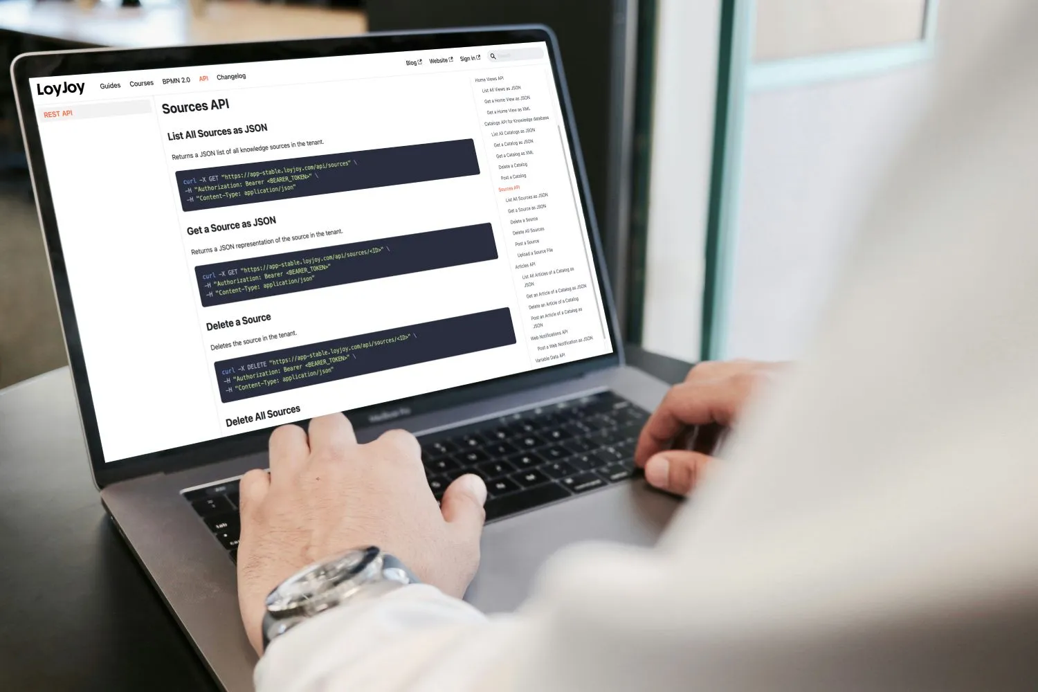 Neue Sources-API