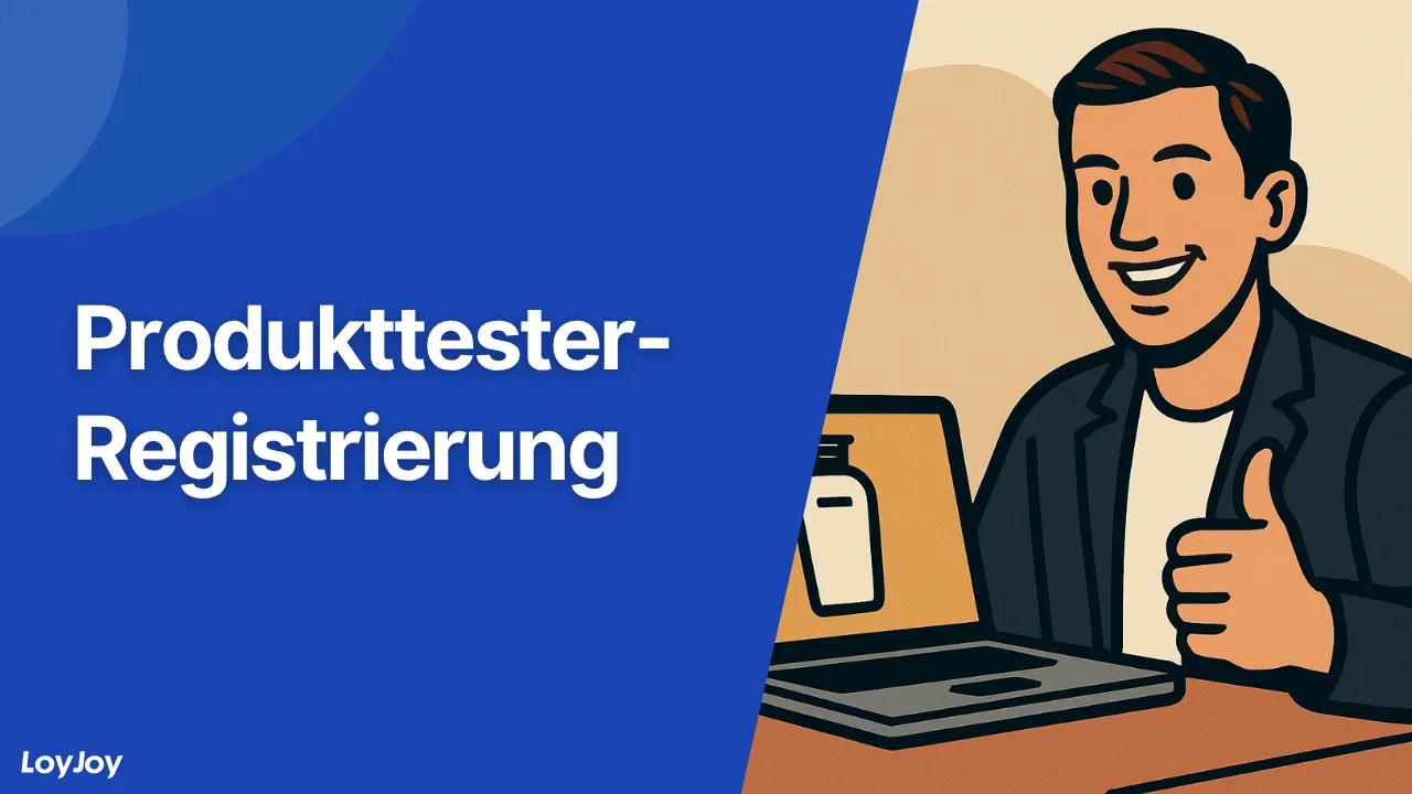 Produkttester-Registrierung