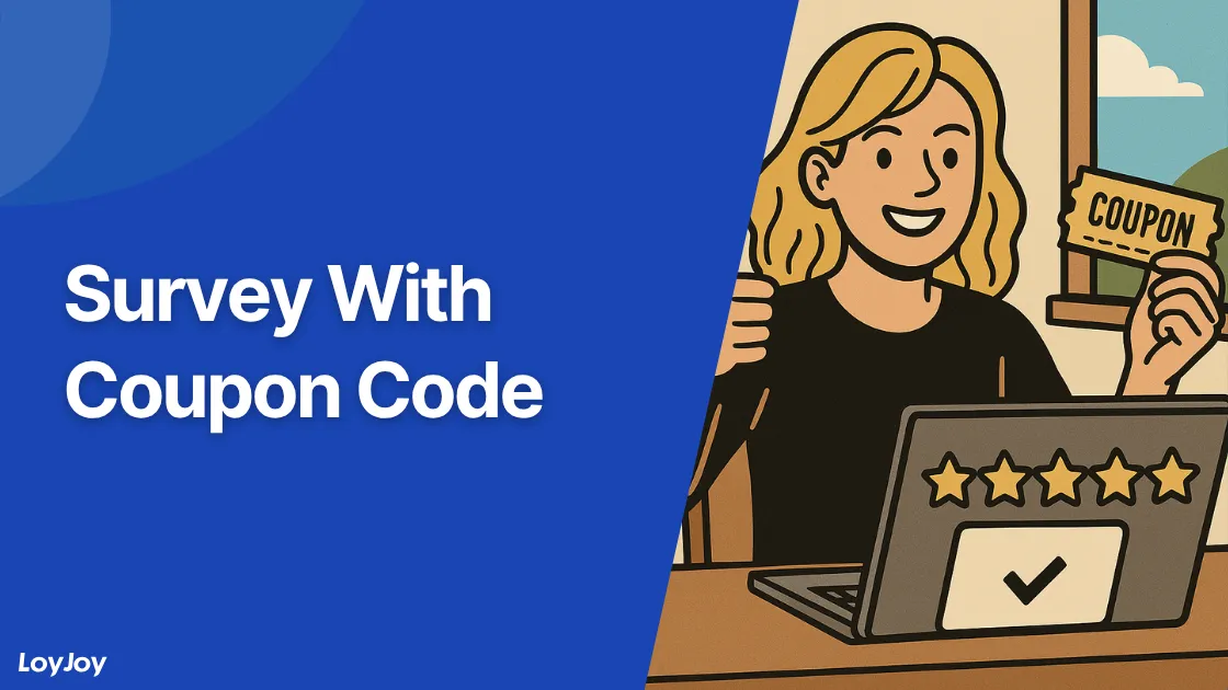 Survey With Coupon Code